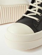 Rick Owens - Mega Bumper Exaggerated-Sole Leather High-Top Sneakers - Black