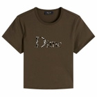 Dime Women's Classic Dalmatians T-Shirt in Vintage Black