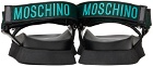 Moschino Black Moschino Logo Sandals