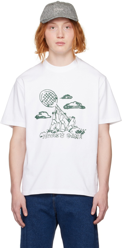 Photo: Palmes White Graphic T-Shirt