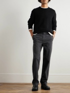 Nili Lotan - Carsen Straight-Leg Cotton-Blend Twill Trousers - Gray