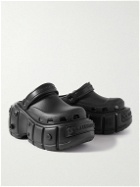 Balenciaga - Rubber Platform Sandals - Black