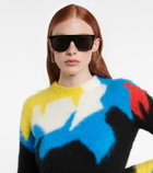 Loewe Mask flat-brow acetate sunglasses