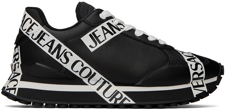 Photo: Versace Jeans Couture Black & White Spyke Sneakers