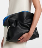 Loewe Flamenco leather clutch