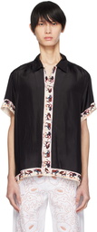 Bode Black Taureau Shirt