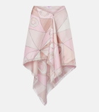 Pucci Occhi silk twill midi skirt