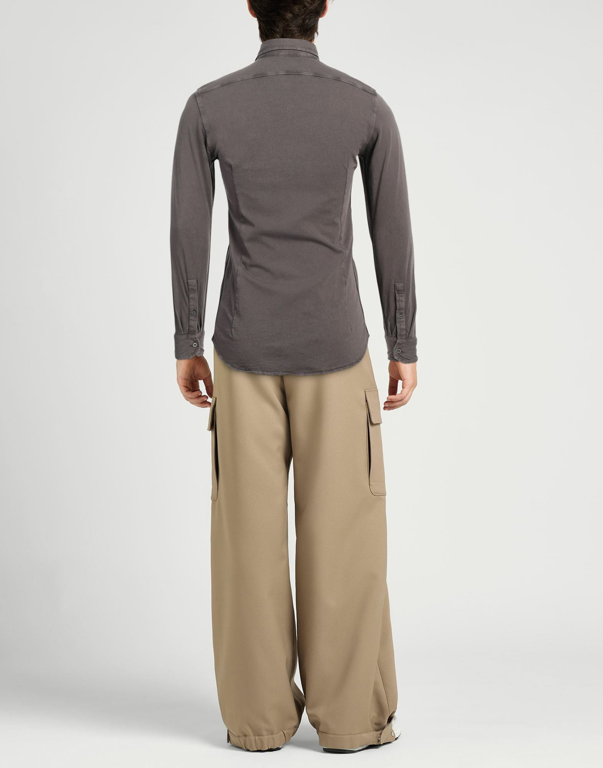 Drumohr Mens Shirt Khaki