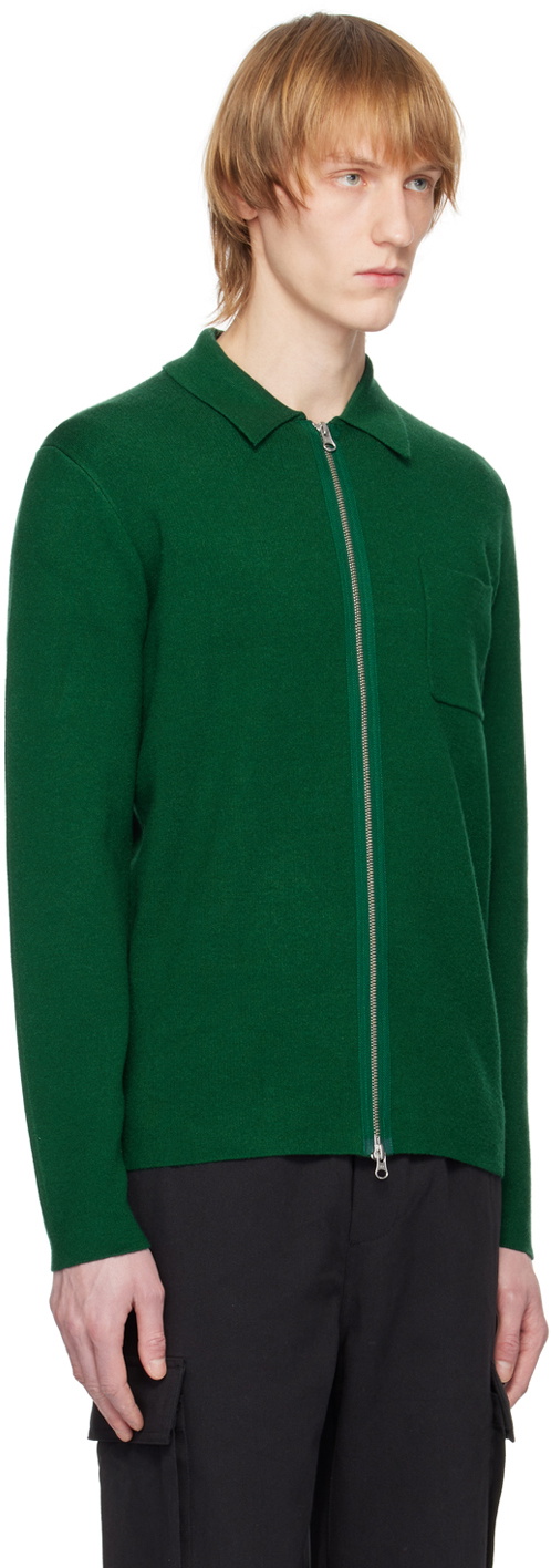 Samsøe Samsøe Green Guna X Zip Cardigan
