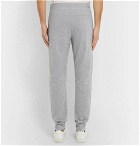 Hanro - Slim-Fit Tapered Mélange Stretch-Cotton Jersey Sweatpants - Men - Gray