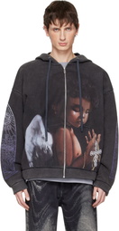 Who Decides War Black Zip Up 'Sacred Being' Hoodie