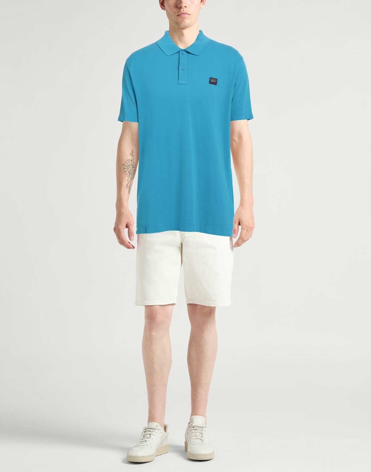 Paul & Shark Mens Polo shirt Azure
