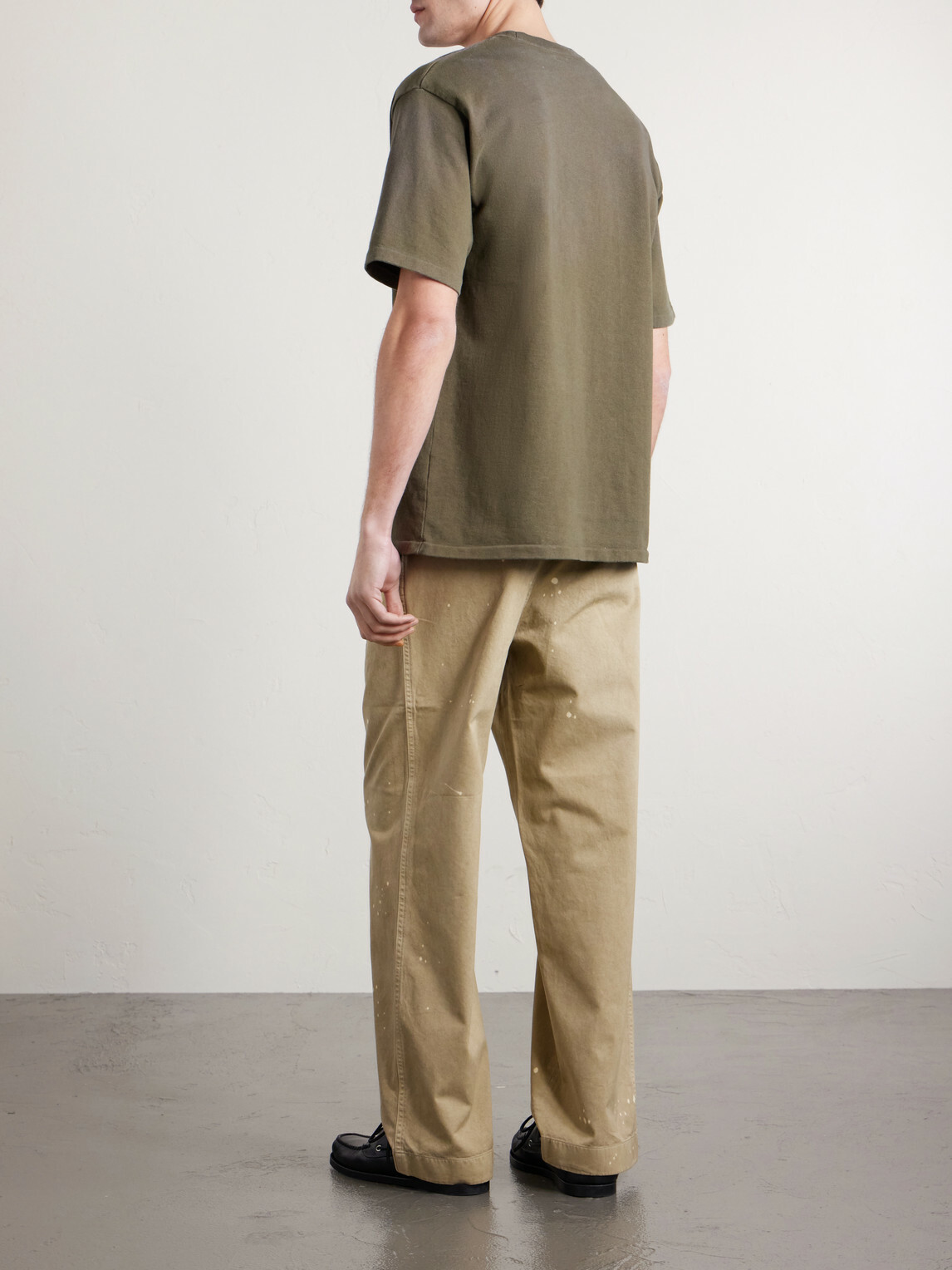 A.PRESSE - Vintage Cotton-Jersey T-Shirt - Green