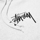 Stussy Stock Logo Embroidered Hoody