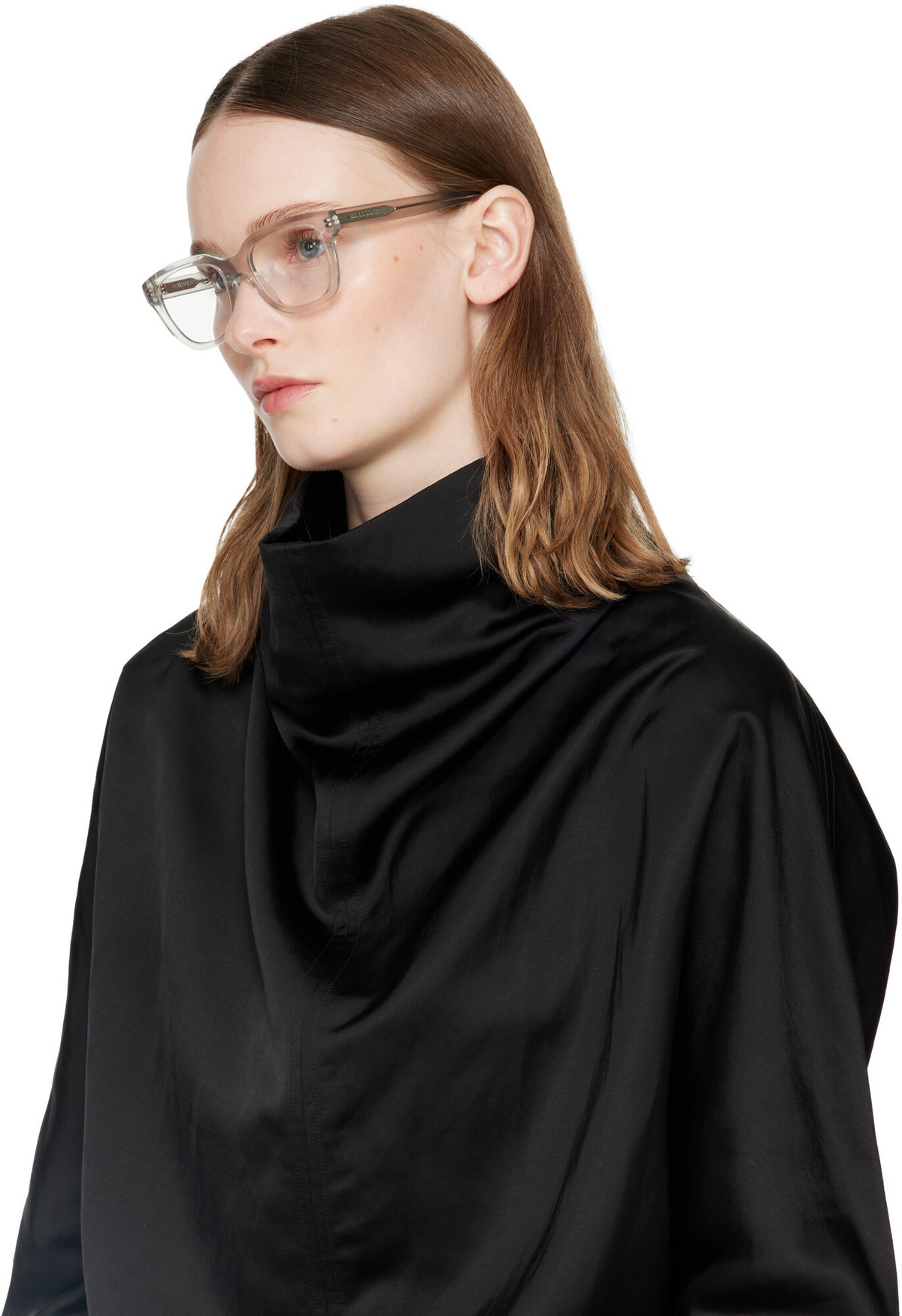 Givenchy Transparent GV Day Rectangle Glasses