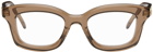 LOEWE Brown Square Glasses