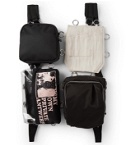 Raf Simons - Eastpak Printed Canvas, Shell and PVC Belt Bag - Black