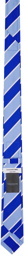 Thom Browne Blue Awning Stripe Neck Tie