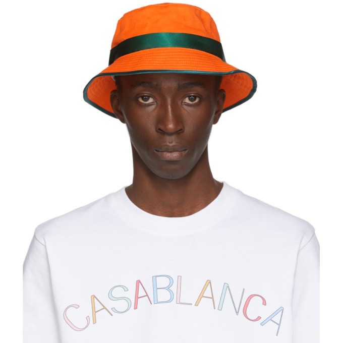Photo: Casablanca Orange Bucket Hat