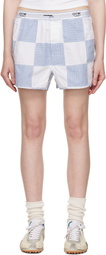 HommeGirls Blue OTW by Vans Edition Patchwork Boxer Shorts