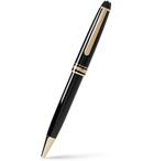 Montblanc - Meisterstück Classique Resin and Gold-Plated Ballpoint Pen - Men - Black