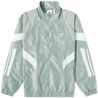 Adidas Men's Woven Track Top in Silver Green