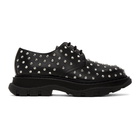 Alexander McQueen Black Studded Tread Derbys