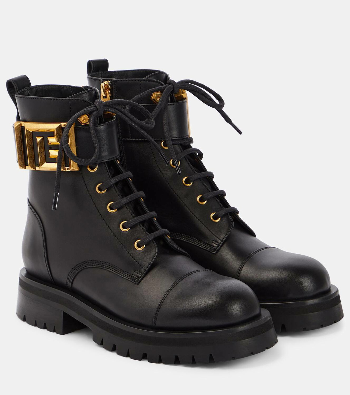 Balmain Romy leather lace up boots Balmain