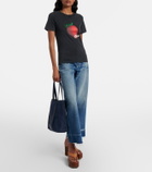 Chloé Chloé Spin leather and suede tote bag