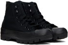 Converse Black Chuck Taylor Lugged Hi Sneakers
