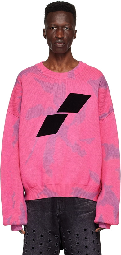 Photo: We11done Pink Cotton Sweater