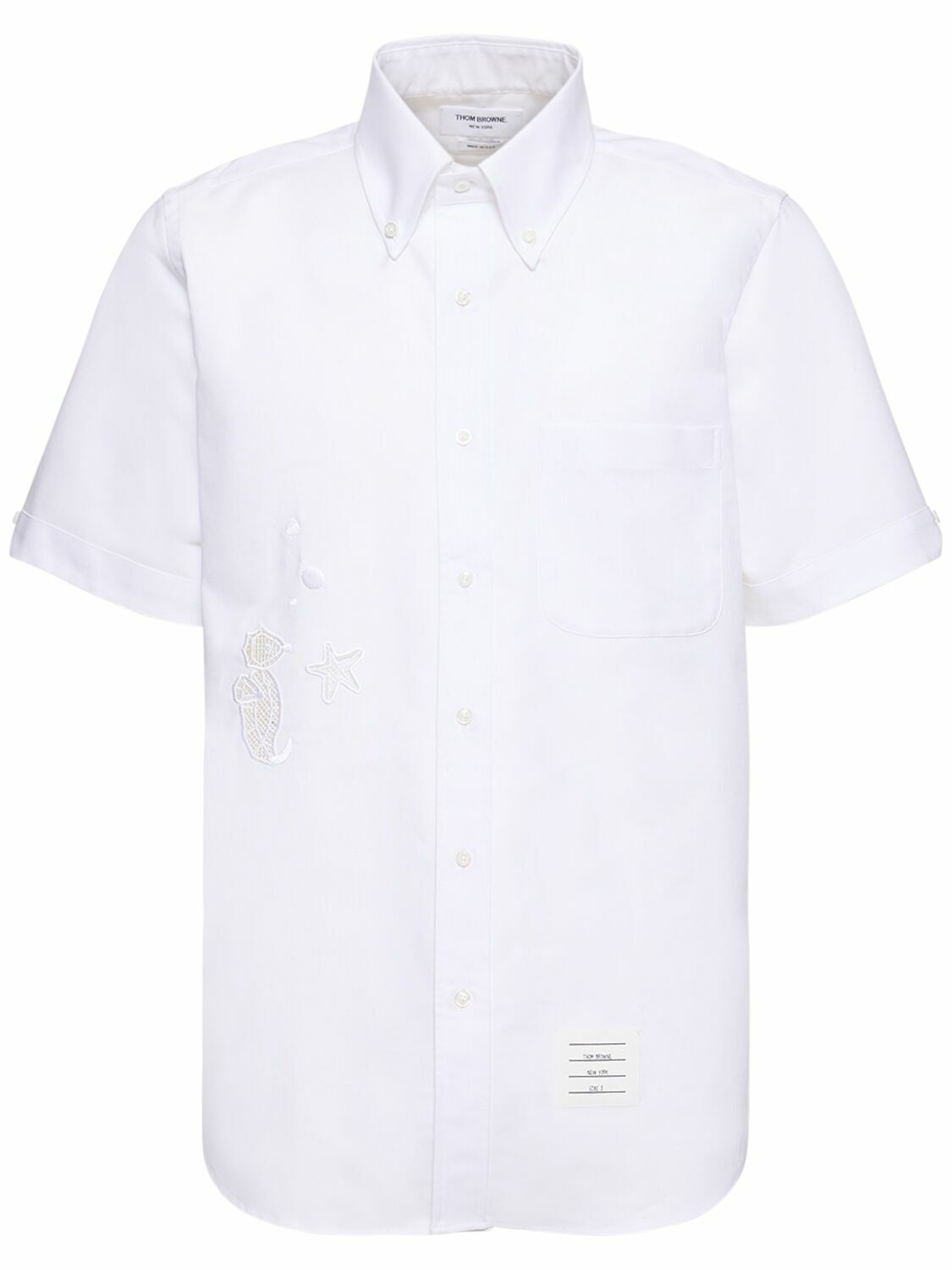 Photo: THOM BROWNE - Button Down Cotton Straight Fit Shirt