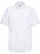 THOM BROWNE - Button Down Cotton Straight Fit Shirt