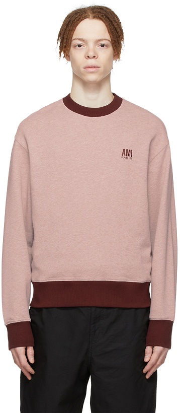 Photo: AMI Paris Pink Paris Sweatshirt