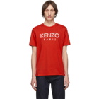 Kenzo Red Classic Logo T-Shirt