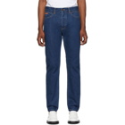 Calvin Klein Jeans Est. 1978 Blue Logo Narrow Jeans