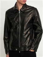 GIORGIO BRATO - Stretch Cotton & Leather Jacket