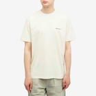 Norse Projects Men's Johannes Organic Logo T-Shirt in Enamel White