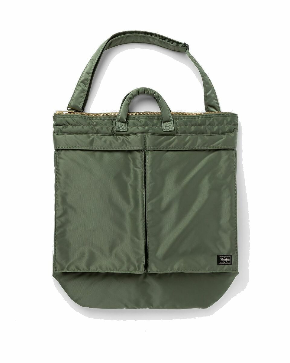 Porter Yoshida & Co. Tanker 2 Way Helmet Bag Green - Mens - Bags Porter-Yoshida  & Co.