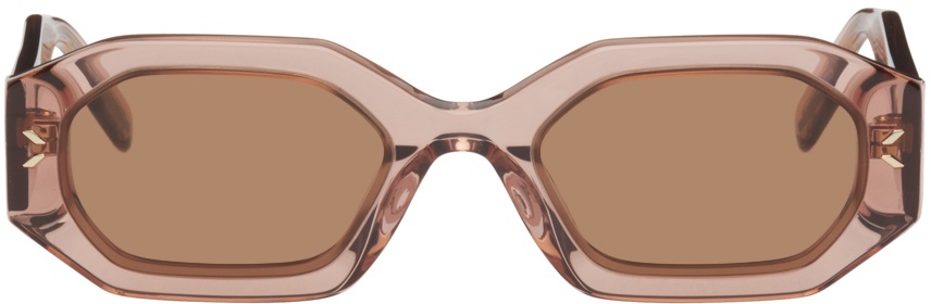 Photo: MCQ Pink Geometrical Sunglasses