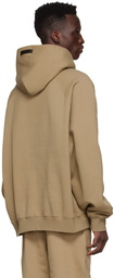 Fear of God ESSENTIALS Tan Cotton Hoodie