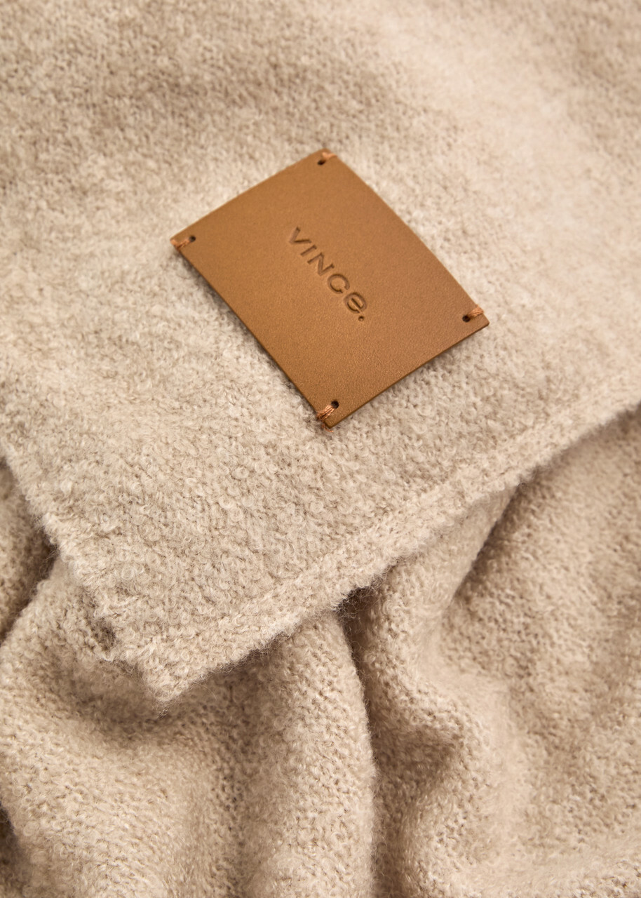 Vince Bouclé Merino-blend Scarf - Beige - One Size