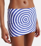 Jean Paul Gaultier Printed jersey miniskirt