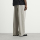 Jil Sander Men's Cotton Pleated Trouser in Ash Grey
