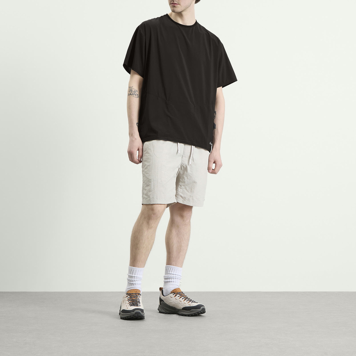 NANGA Men's PLC Excursion T-Shirt in Black