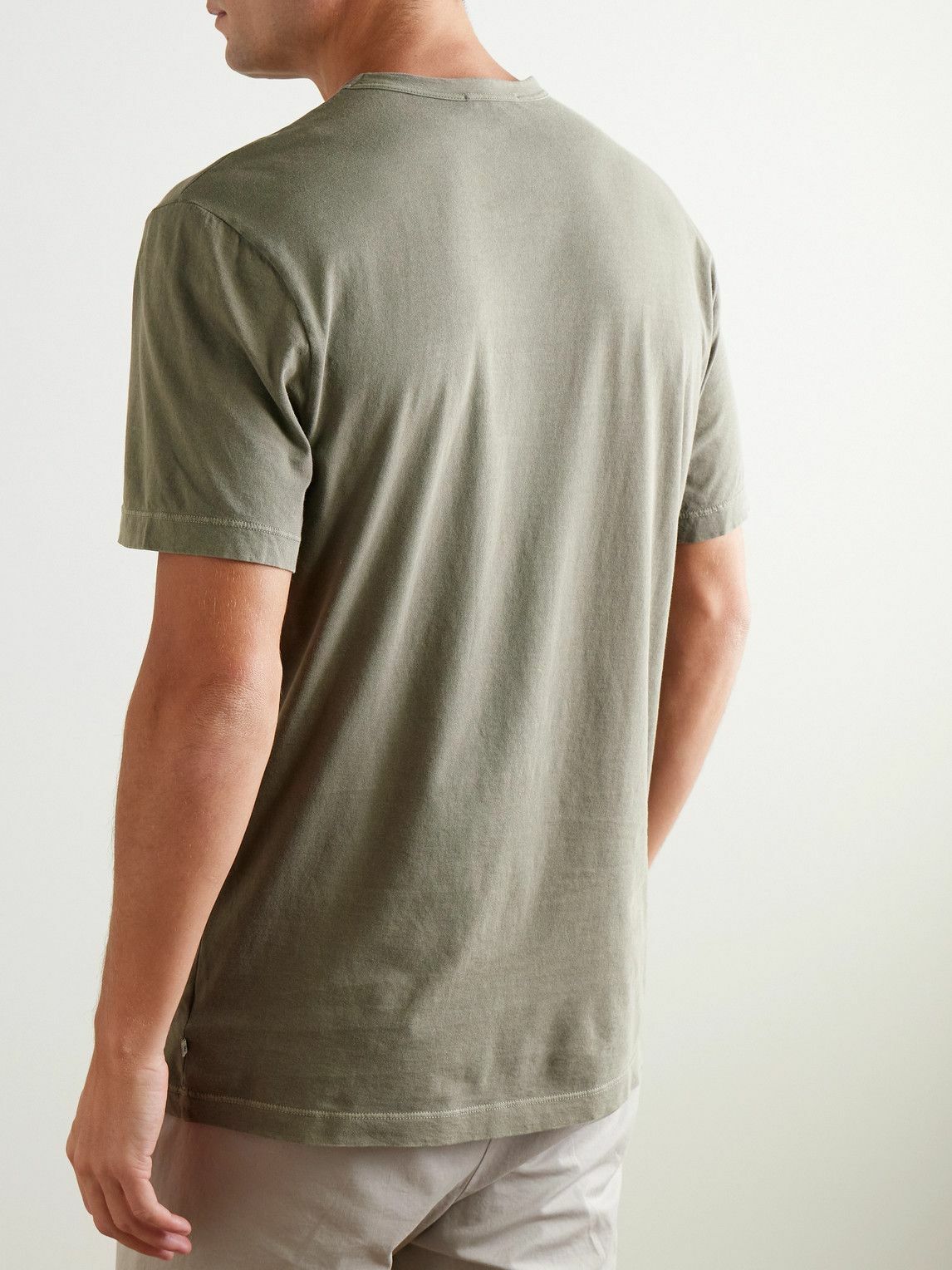 James Perse - Cotton-Jersey T-Shirt - Green James Perse