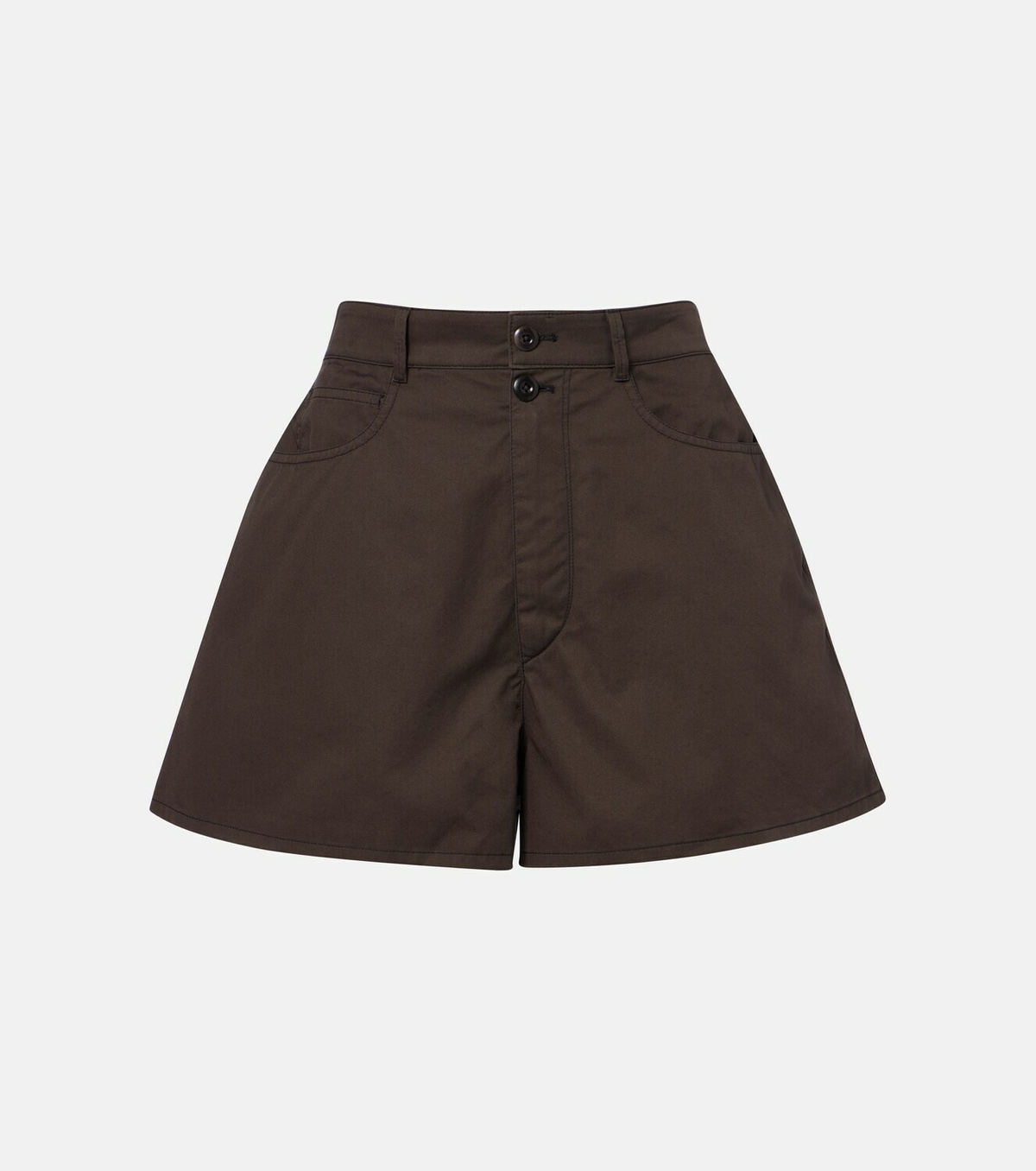 Lemaire Cotton twill shorts