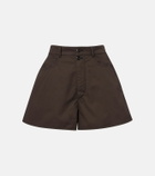 Lemaire Cotton twill shorts