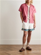 Bather - Traveler Camp-Collar Cotton-Blend Poplin Shirt - Pink