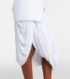 Christopher Esber Chime asymmetric draped jersey midi dress